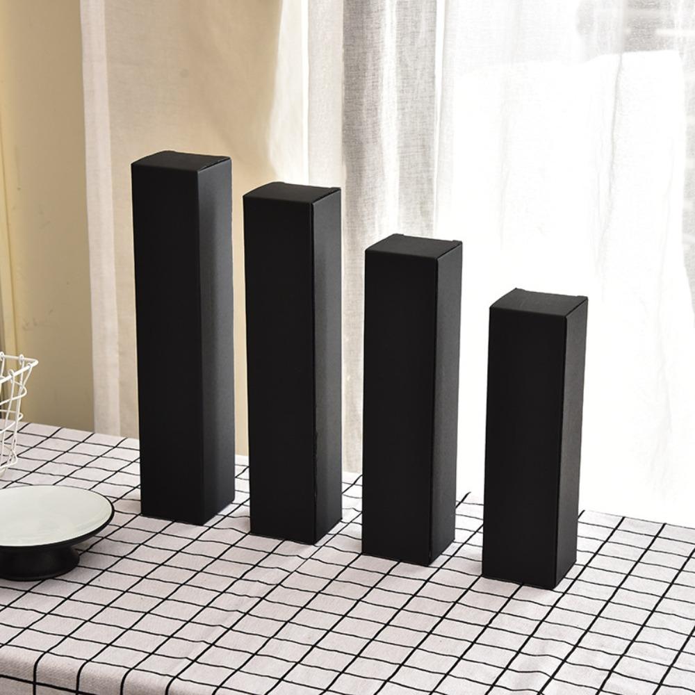 10PCS Kraft Paper Cardboard Box Cookies Candy Packaging Box  Wedding Birthday Party Supplies