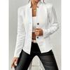 Jacket Long Sleeved Ladies An Elegant Single Breasted High Necked Jacket Suitable For Casual Wear In Spring And Autumn