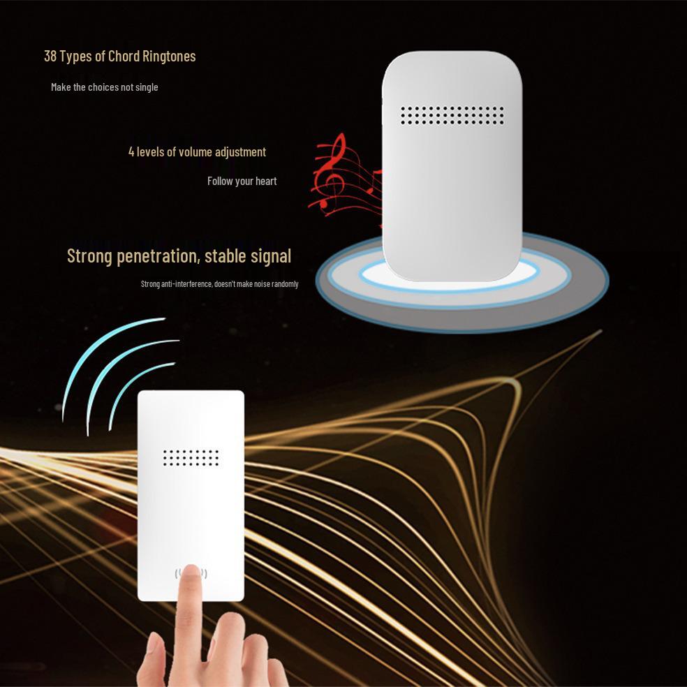 Self-Powered Waterproof Wireless Doorbell for Long-Distance Home Alerts