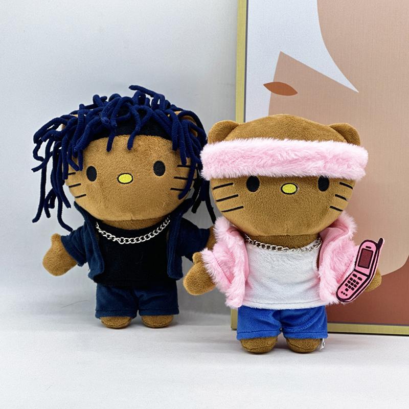 Hello Kitty Plush Toy Doll With Clothes Stuffed Soft Plush Animal Doll Decorative Accessories For Children Birthday Gifts
