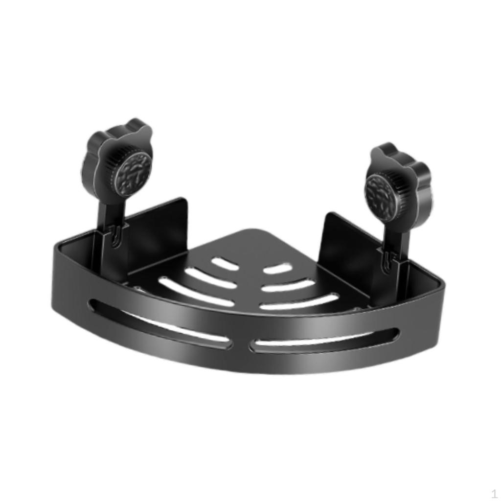 Bathroom Organizer Shampoo Storage Rack Triangular Shower Corner Shelf for Living Room