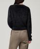 MUSINSA STANDARD WOMAN Women'S Fuzzy Crew Neck Knit [Black]