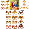 Halloween Festive Paper Glasses Photo Props Set For Holiday Decorations And Parties