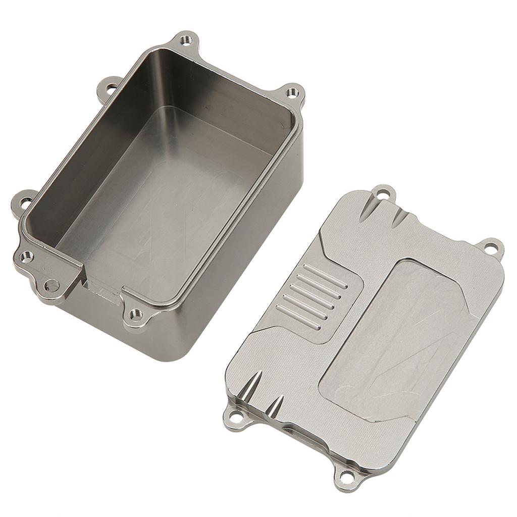 Metal Receiver Box ESC Box Upgrade Parts Fit for SCX10 110 RC Crawler Car