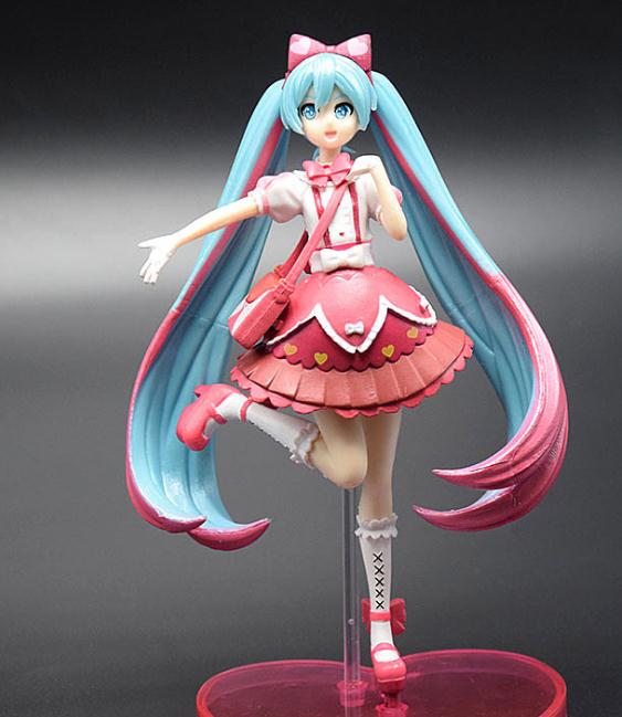 Non-Toxic New Anime Blue Miku Sakura Ghost Pvc Action Figures Children Model Toys Collecting Gifts For Children Dress Wedding Spring