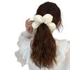 Elegant Ballet Hair Scrunchy Women Hair Buns Hair Elastic Puff Flower Hair Scrunchies Female Headwear Hair Styling Tool