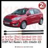 2pcs Rear Damper for Ford Ka+ (B562) Hatchback 2014-2021 WITH SPRING Trunk Boot Gas Charged Gas Struts