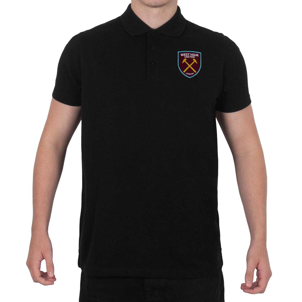 West Ham United FC Mens Crest Polo Shirt