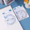 1/3/5 Pcs Protractor Measuring Tool Circle Protractor Drafting Tools 360-Degree Math Geometry For Classroom