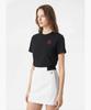 Meonsingweeo Women'S Signature Round Short Sleeve T-Shirt Black Mr122Lts13