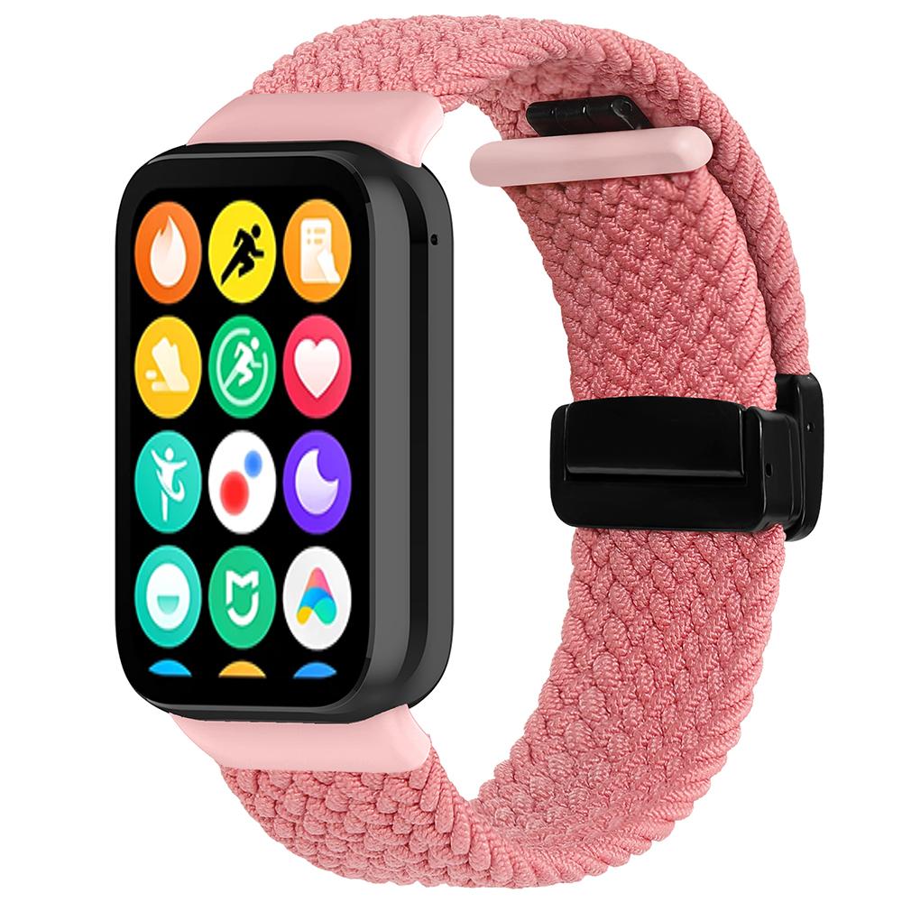 

For Xiaomi Smart Band 9 Pro/Band 8 Pro/Redmi Watch 4 Nylon Braided Band Magnetic Buckle Watch Strap Starlight