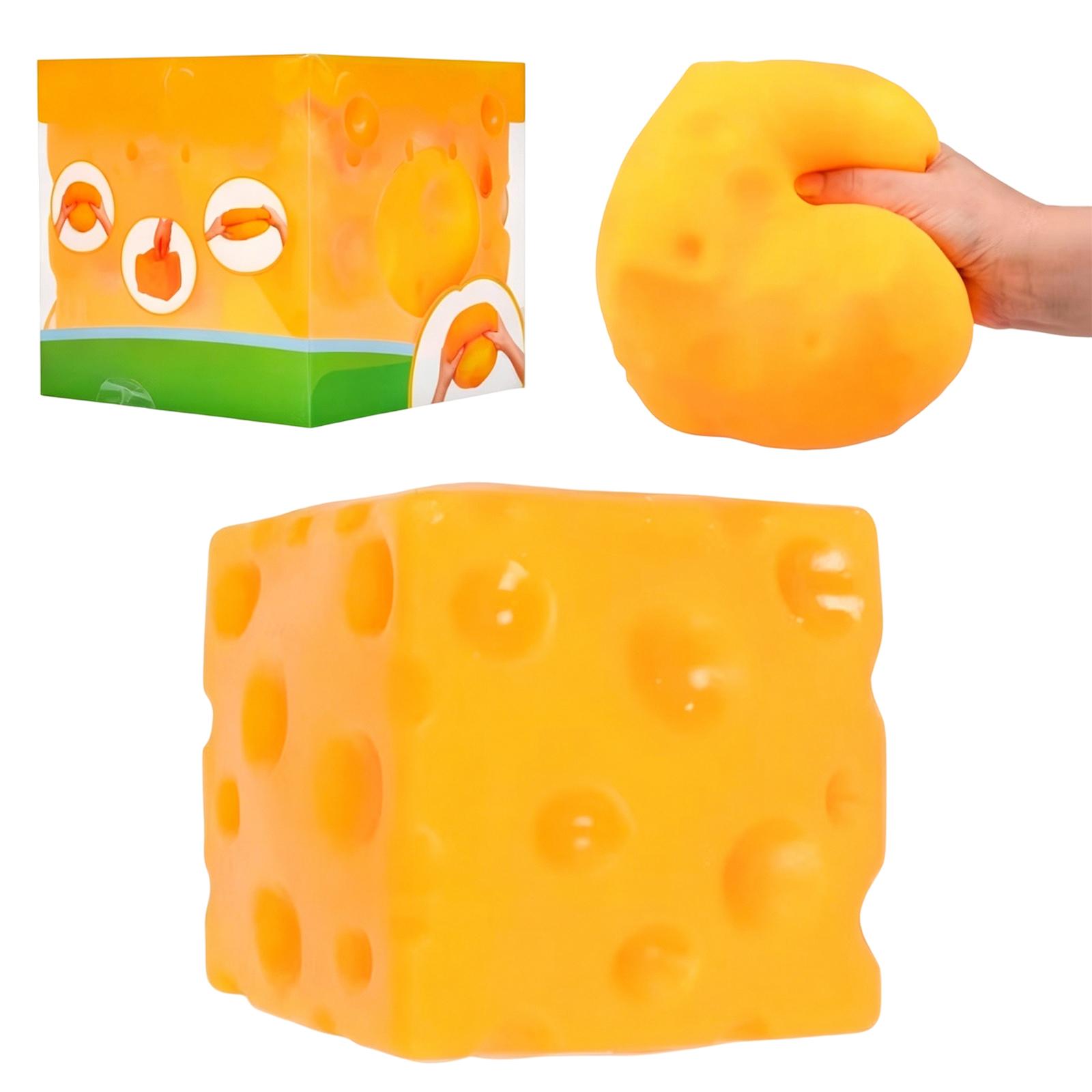 

Cheese Slow-Rising Toy - Cute Stress Reliever, Soft Sensory Dough For Anxiety Relief, Fun Decompression For Kids & Adults One Size