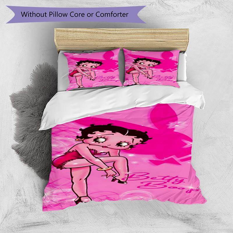 3pcs Duvet Cover Set (1*Duvet Cover + 2*Pillowcase, Without Core),Sexy Doll Print Bedding Set, Bedroom Decor, All‑Season, Birthday Gift