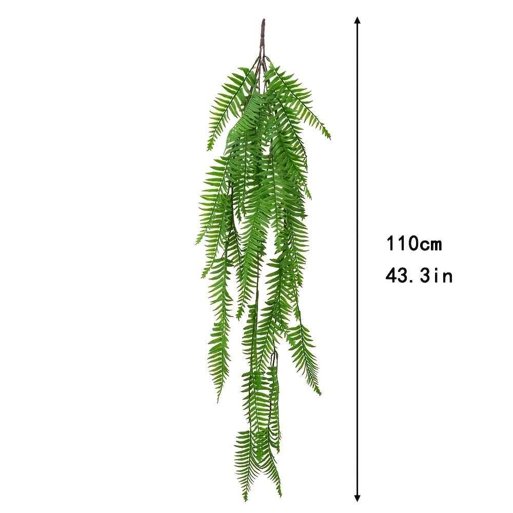 Artificial Hanging Plants 3.3ft Fake Hanging Fern Vines with 30 Leaves Wall Decor Greenery for Home Wall Outdoor Indoor Decor
