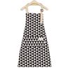 Breathable Kitchen Aprons Geometry Gardening Work Clothes  For Cleaning Cooking Baking