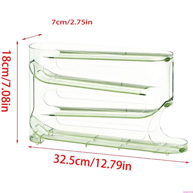Plateau à œufs transparent multicouche pour réfrigérateur Construction en plastique durable et accès facile Visibilité Contenant à œufs pour réfrigérateur