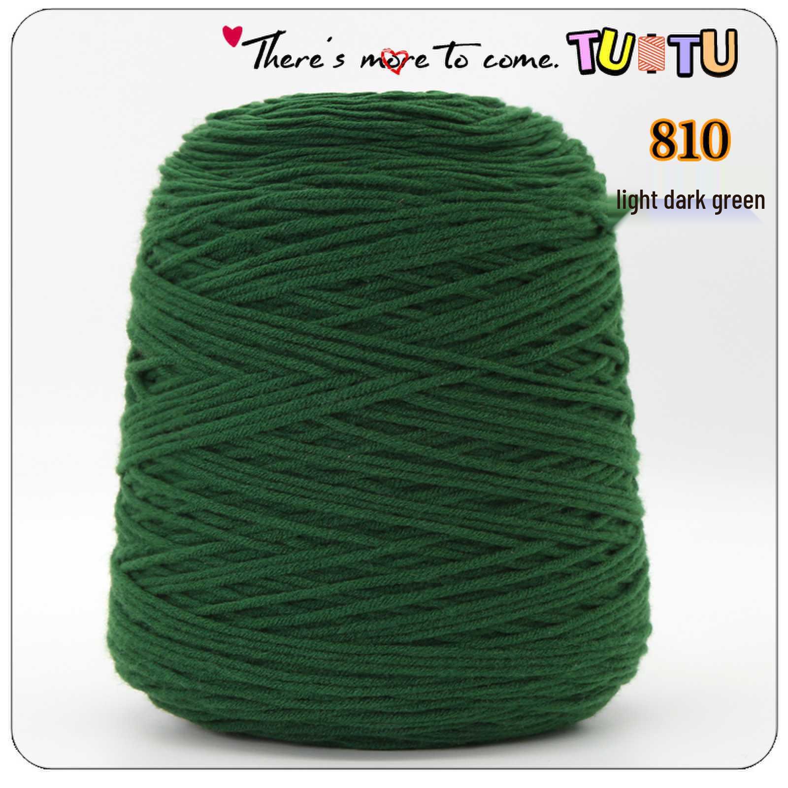 

8-Strand Milk Cotton Yarn Cone – Bumpy, Handcrafted Yarn for Cotton Lovers