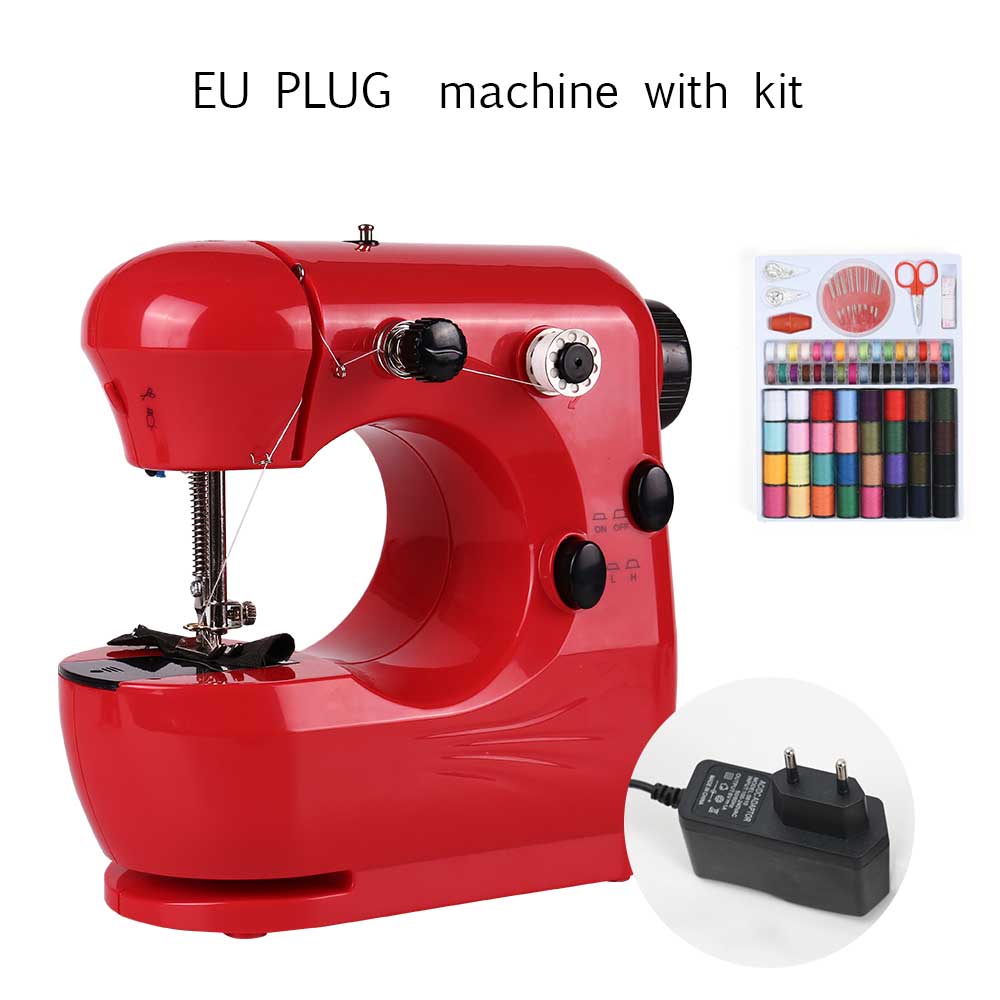 Nähmaschine Inne mit Fußpedal Mini elektrische tragbare Stiche für neue Schneider