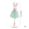 Easter Bunny Fabric Hanging Ornament for DIY Scene Arrangement and Decoration