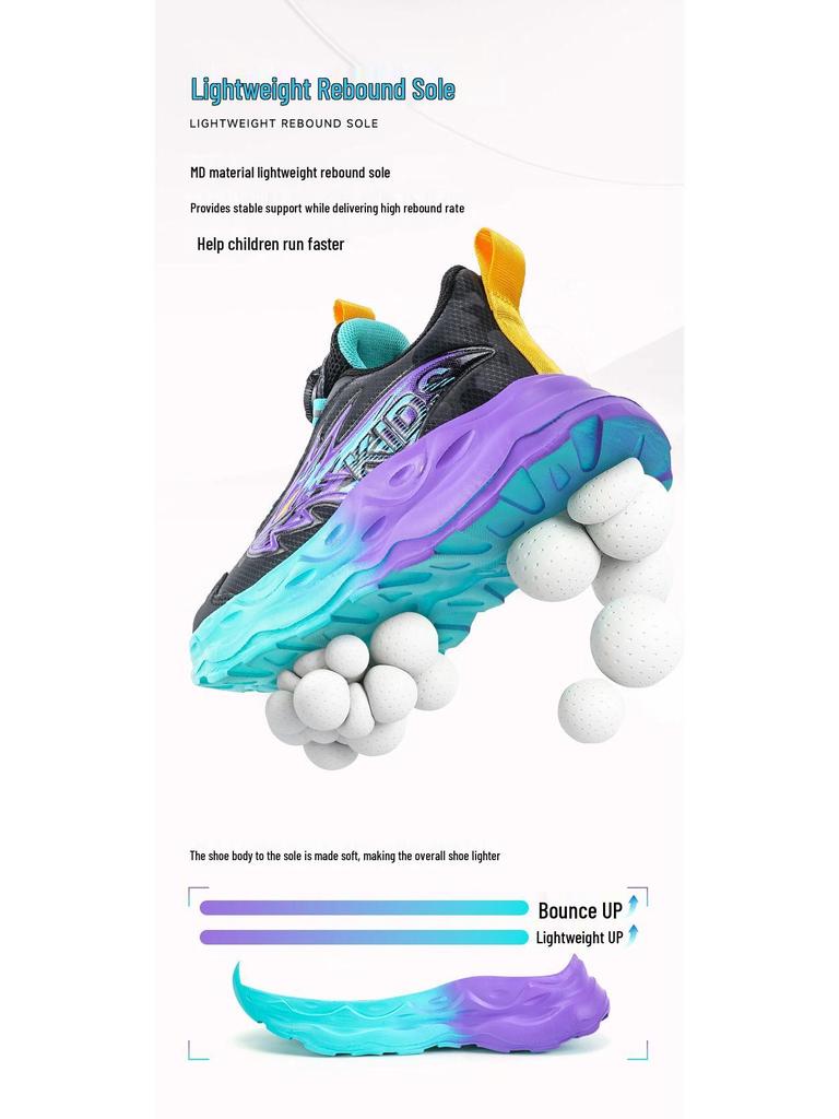 Chaussures de Running Imperméables en Cuir pour Garçons - Tendance Automne/Hiver 2025, Baskets de Sport Antidérapantes pour Enfants Moyens/Grands
