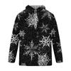 Men's Christmas Print Hoodie, Loose Fit Casual Sweatshirt with Large Pockets
