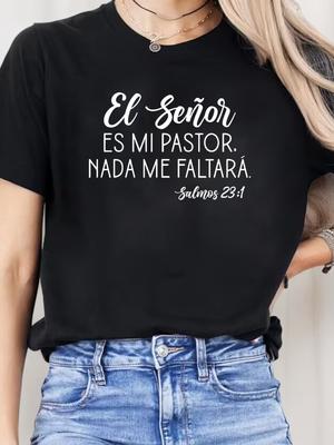 Women's Casual Sports Top Round Neck Short Sleeve Spanish Letter Print For Spring And Summer Urban Style Printed T-Shirt Trendy