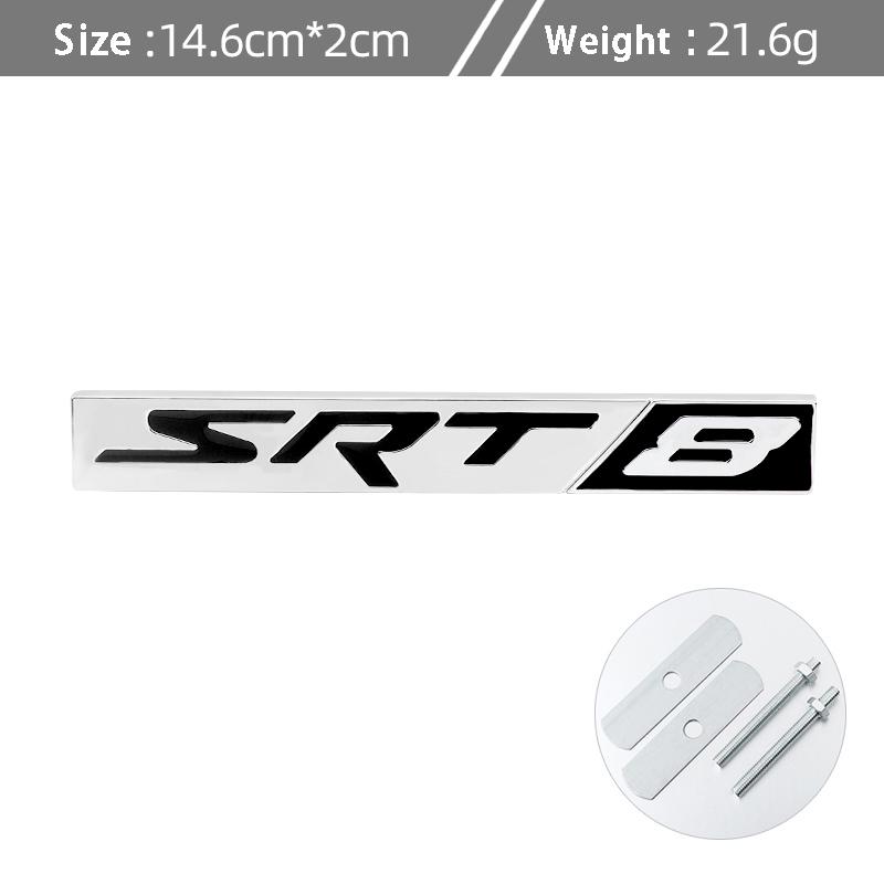 1 ks 3D kovové odznaky emblémy nálepky Sxt6 Sxt8 pro Ram Caliber Journey Sxt8 Sxt6 Srt6 Srt8 Caravan Autodoplňky