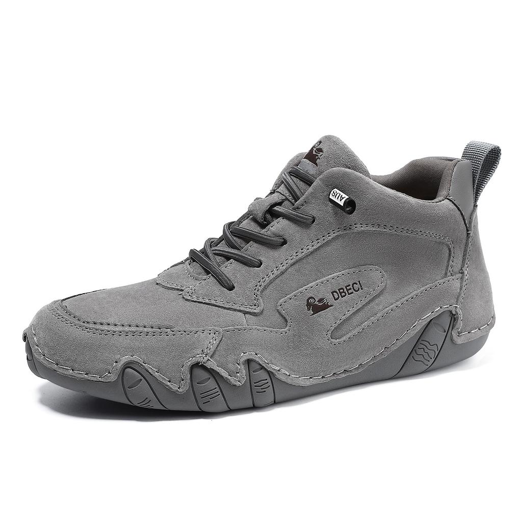 High-top large-size women's shoes first-layer leather women's Martin boots autumn and winter short boots sports and leisure shoes versatile leather