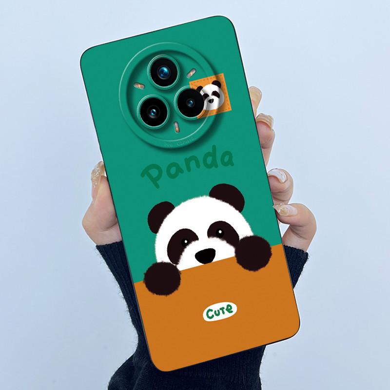 Case For Realme 14 Pro Plus Pro+ 5G 2025 Cute Panda Sweet Girls Silicone Soft Back Cover Ultrathin Scratch Protective Casing