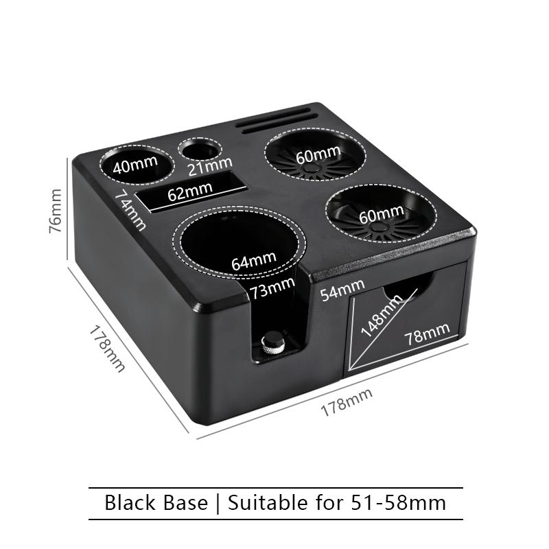 

Espresso Coffee Tamp Station 9 in 1 Espresso Organizer Fit 51 54 58MM Distributor Portafilter Holder & Puck Screen Accessories