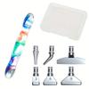 Harz Diamantmalerei Stift Diamantmalerei Werkzeug und Zubehör Punktbohrer Stift mit Metallspitzen Handwerk Nagelkunstwerkzeuge