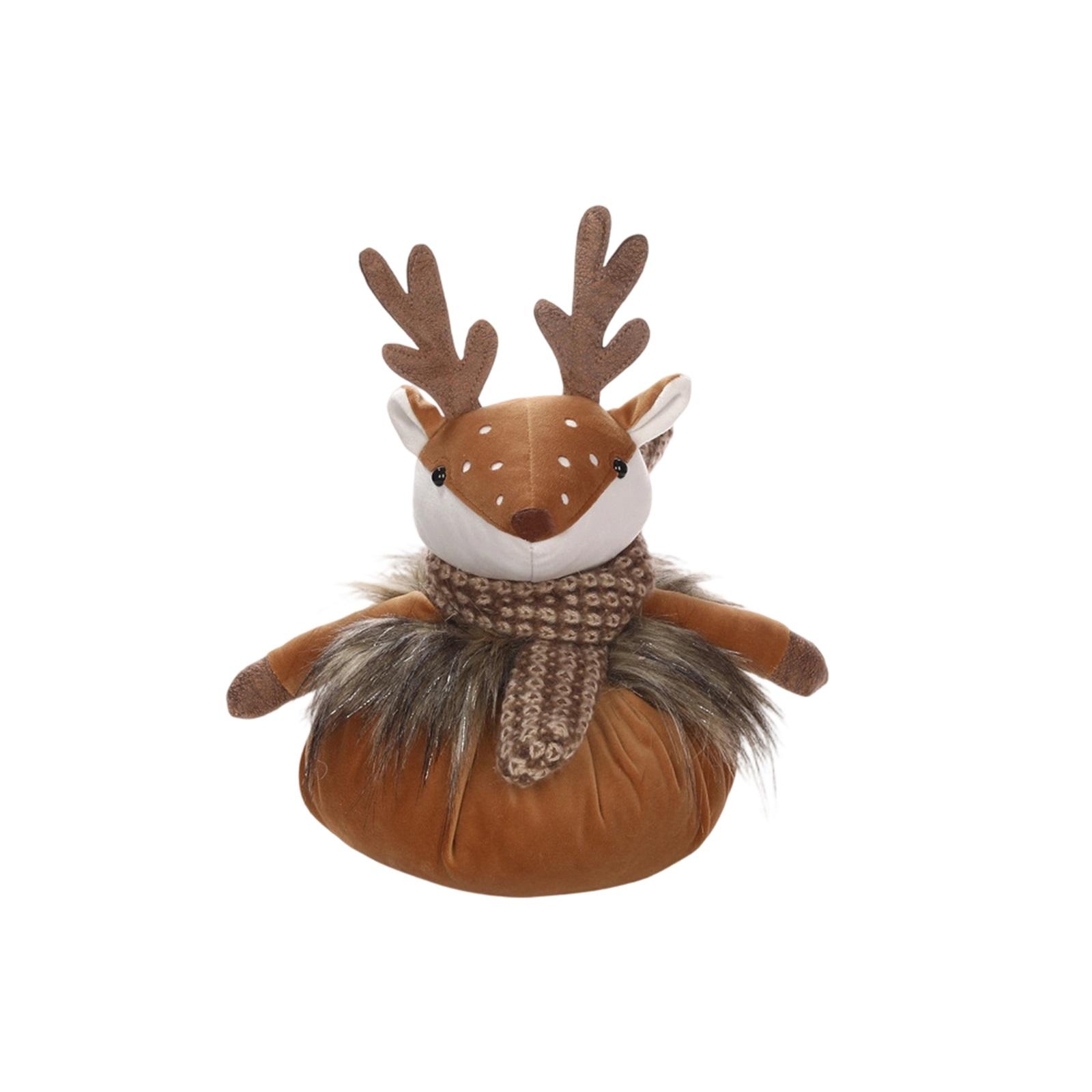 

Хлопковая Рождественская Кукла Олень Ручной Работы Плетение Рождественская Елка Рождественский Фестиваль Подарок Украшение One Size