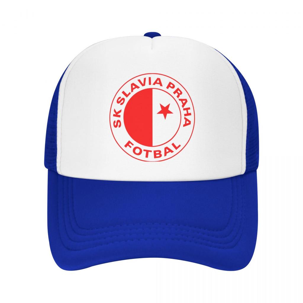 SK Slavia Praha Outdoorová sportovní čepice Baseballová čepice Unisex Dámská nastavitelná čepice Módní letní čepice