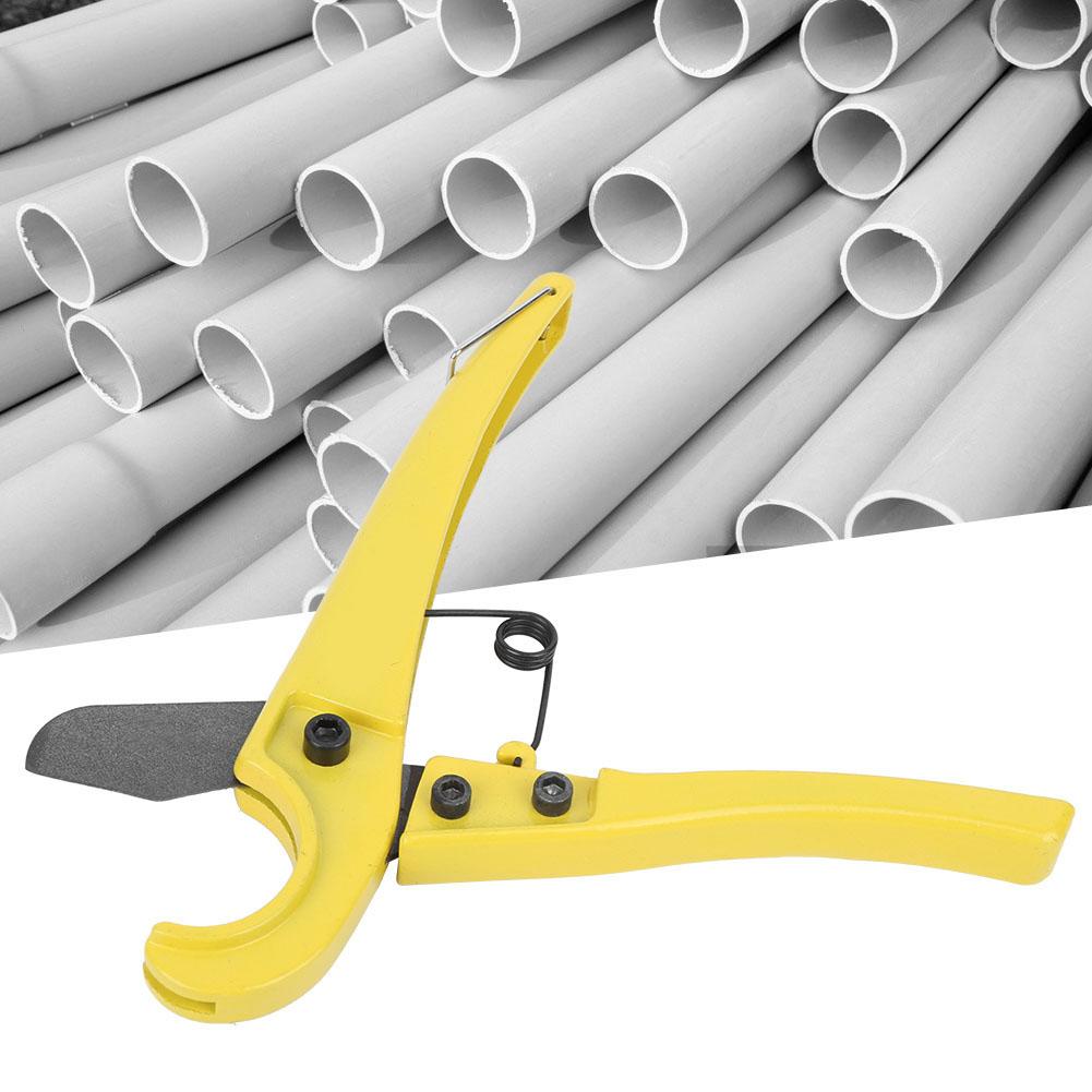 PVC Pipe Cutter Air Water Tube Hose Plastic Plier Plumbing Scissors Steel Cutting Tool