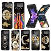 Funny Sun Moon Face Phone Case For Samsung Galaxy Z Flip7 Flip6 5G Flip5 Flip4 Flip3 ZFlip 7 6 3 4 5 Shockproof Back Cover Galax