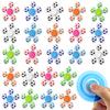 5/10/20pcs Soccer Fidget Spinner Sensory Stress Toys Kids Boys Birthday Party Favor Soccer Party Goodies Bags Stuffer