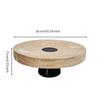 Travertine Stone Platter Versatile Serving Bowl Elevated for Sideboard, Hosts