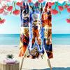 DRAGON BALL Print Beach Towel, Large Soft Quick Dry Towel for Beach Camping Swimming