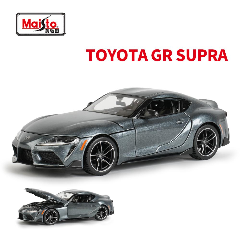 

Maisto 1:24 TOYOTA GR SUPRA Alloy Sports Car Model Diecasts Metal Track Racing Car Vehicles Model High Simulation Kids Toys Gift