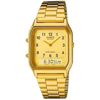 Casio Analog Digital Casual Quartz Watch Overseas Shipping Men's E-Data-Bank - AQ-230GA-9B