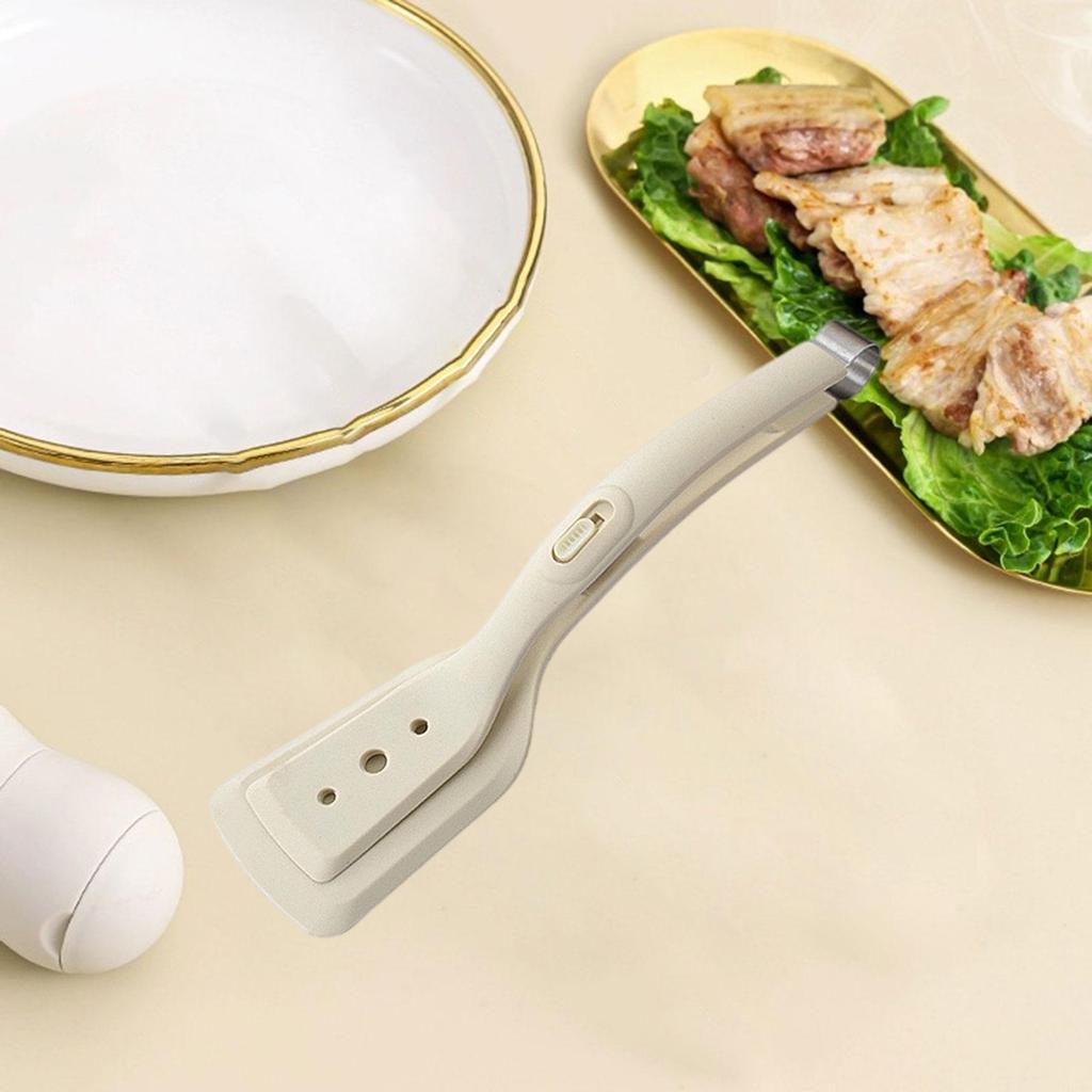 Grilling Meat Cooking Tongs Food Kitchen Utensils Grip Silicone Frying Clip Clamp