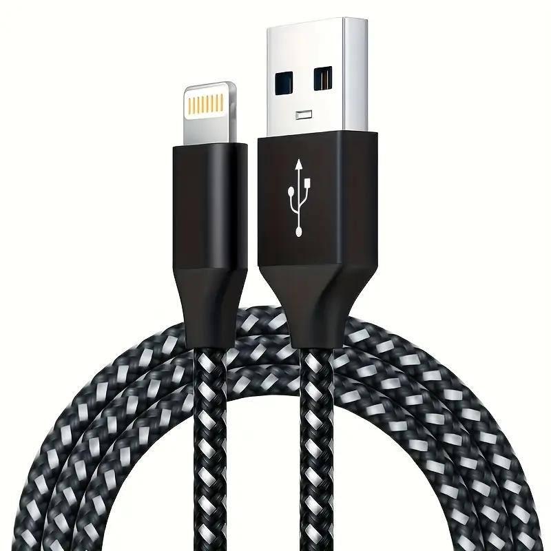 

Сертифицированный 3PCS 1PC10FT USB A к Lightning кабель для iPhone 14 13 12 X XR кабель для быстрой зарядки зарядное устройство дата-провод шнур 1m