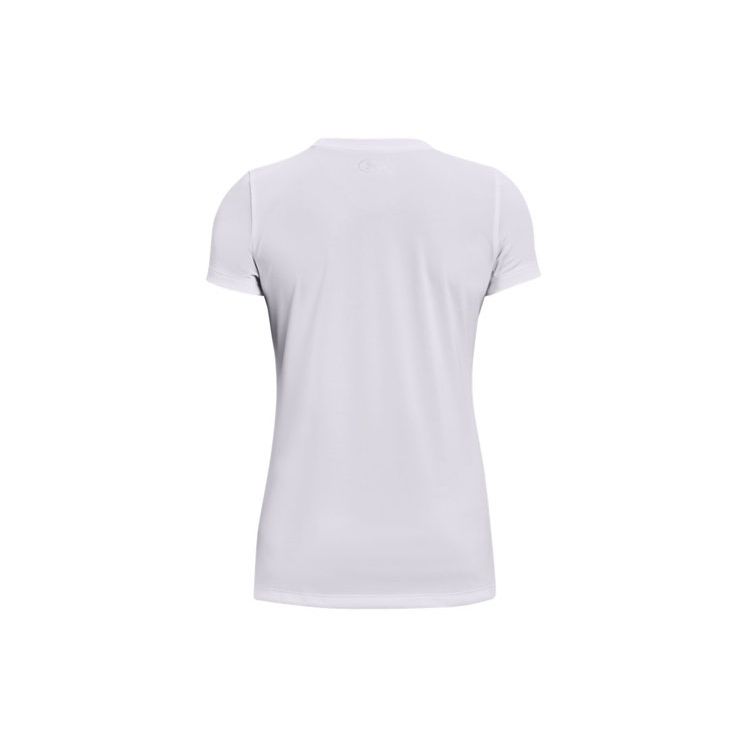 Under Armour Casual Training Short Sleeve T-Shirt Women Tops White 1365143-100