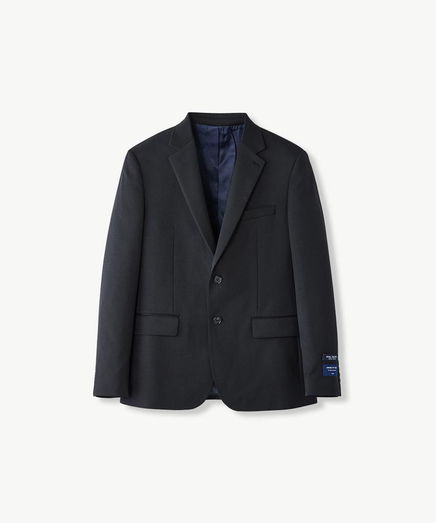 Stco [Four Seasons] (10-Year Suit) Wool Blend Four-Way Stretch Suit Set_Black (Slim Fit)_Ssjvz11Set
