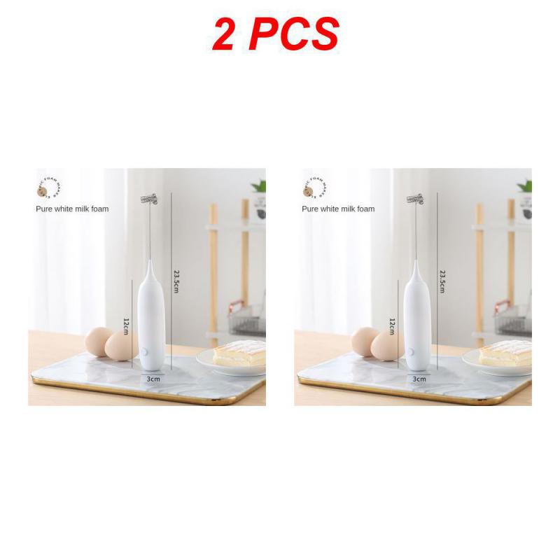 1/2 Stück, einfach zu bedienen, tragbar, Tasche, innovatives Design, ergonomisch, spart Zeit, Kaffeesahne-Aufschäumer, Milchschaum, Hand-Ei-Schläger