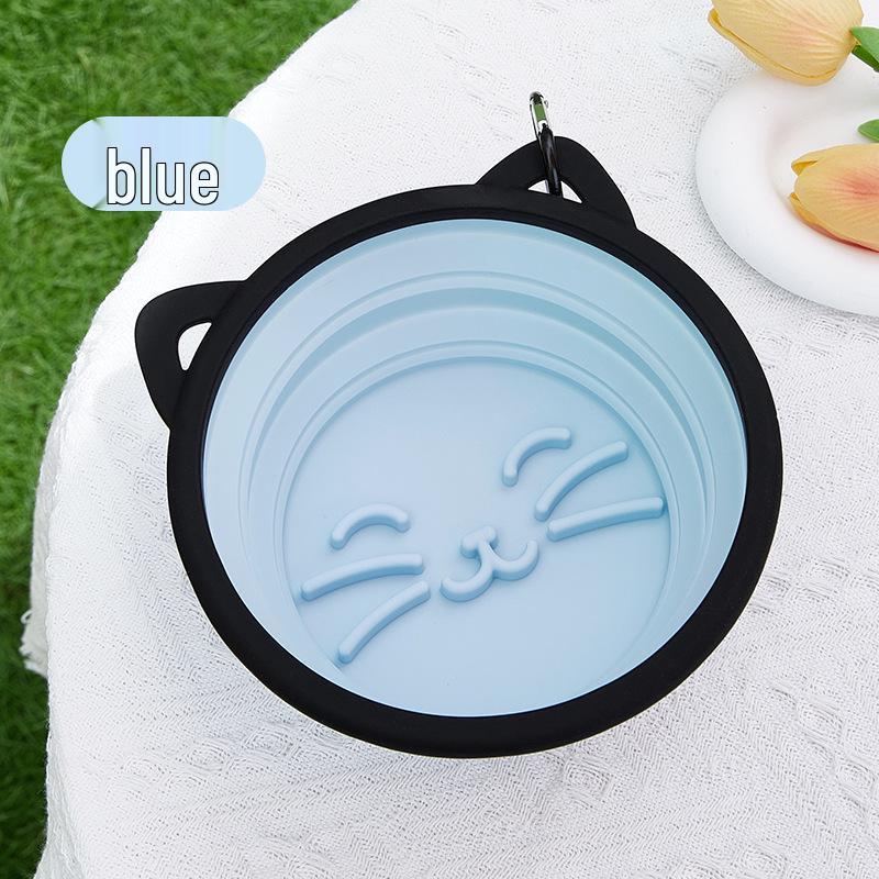 

Pet Outdoor Anti-Choke Slow Eating Folding Dog Bowl