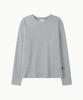 Leondi Rib Slim Long Sleeve - Grey