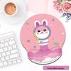 Rabbit Astronaut Silicone Wrist Rest Mouse Pad