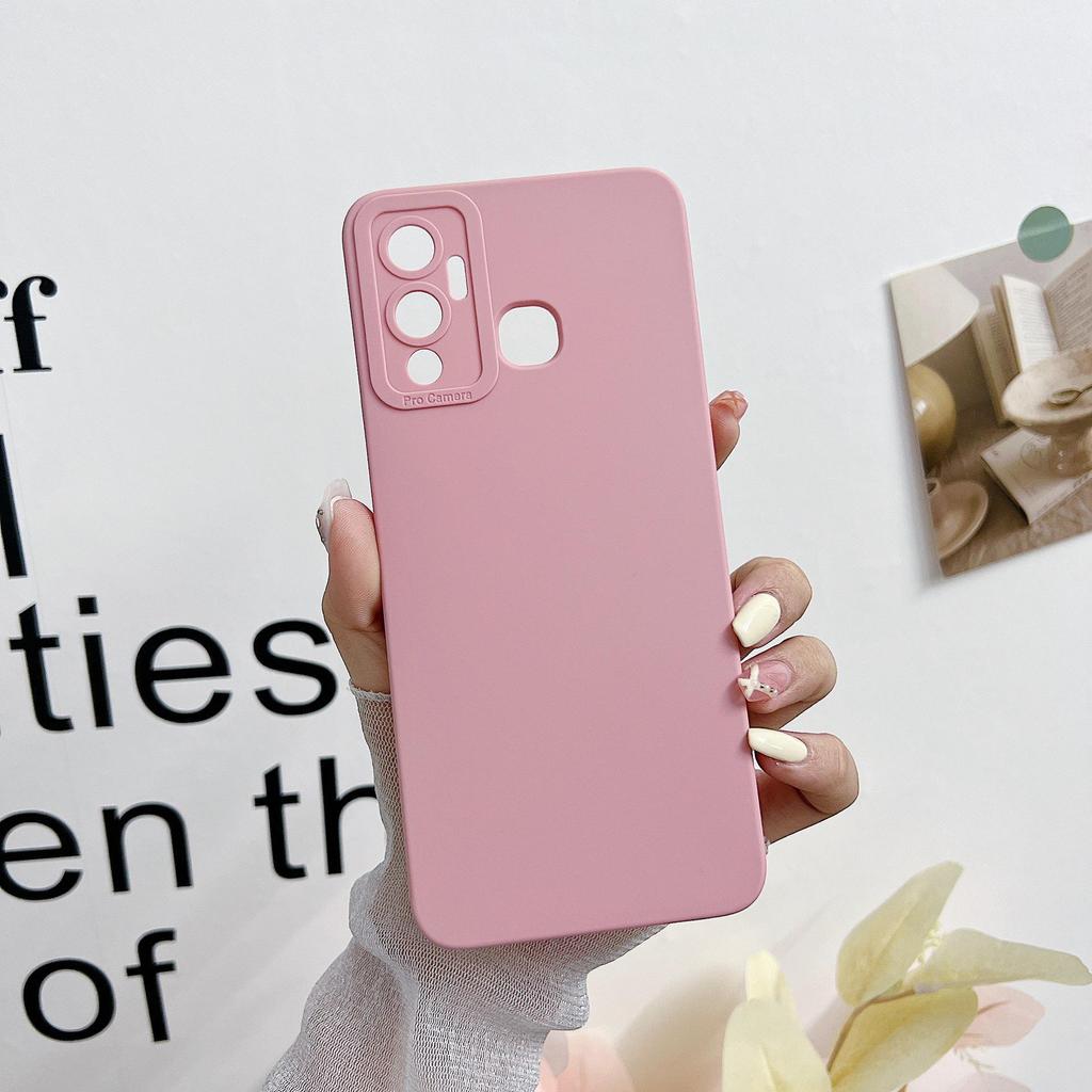 Infinix Hot 40 & Tecno Spark 10 Pro Solid Color Phone Case - African Model