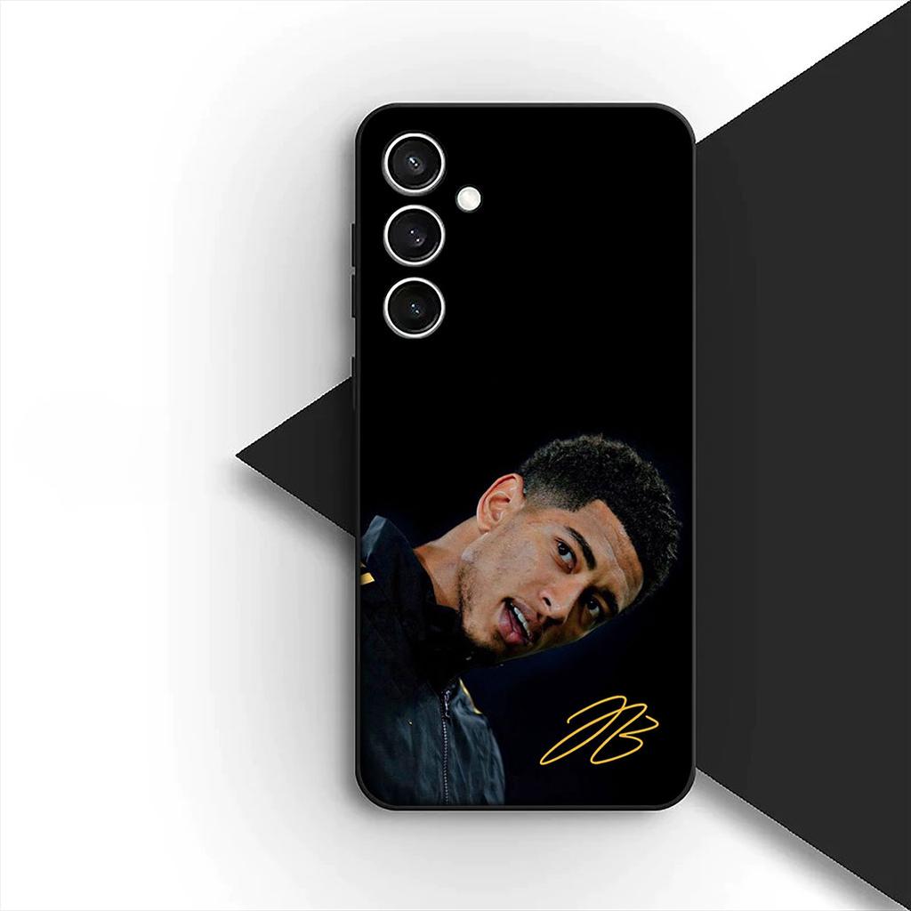 Cover for Samsung Galaxy S20 S22 S21 FE Ultra Plus A07 A17 A15 A16 A25 A57 A37 Phone Case Soccer No 5 B-Bellinghams Football No5